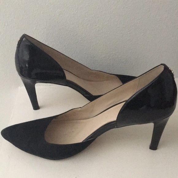 Cole Haan Black Leather D'Orsay Heels / Pumps - Picture 13 of 17